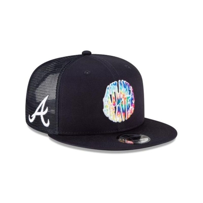 Atlanta Braves Gorra | New Era MLB Groovy 9fifty Snapback Cap Mexico - Azules